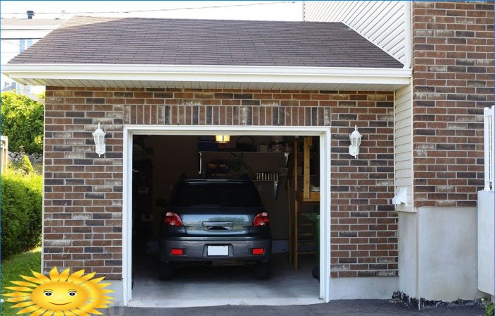 Evde veya ayrı ayrı garaj: artıları ve eksileri
