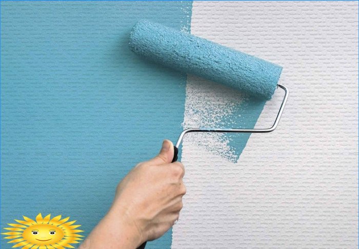 Duvar kağıdı nasıl boyanır: duvar kağıdı ve boya seçimi