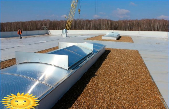 Düz çatı eğimi: düz çatı yapımı