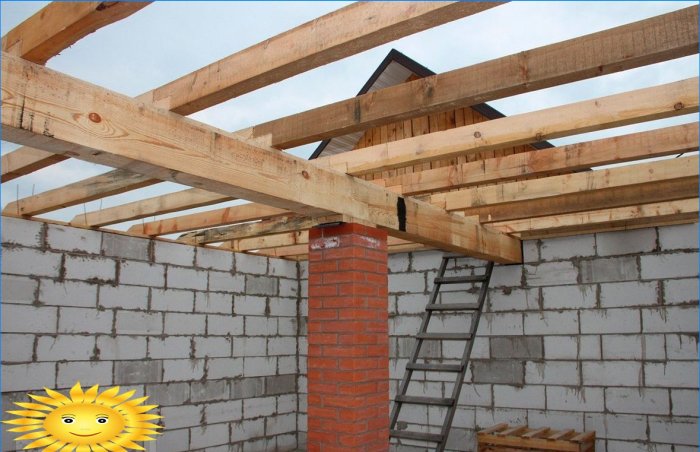 Düz çatı eğimi: düz çatı yapımı