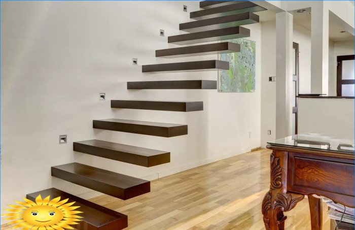 Konsollu merdivenin tasarım özellikleri