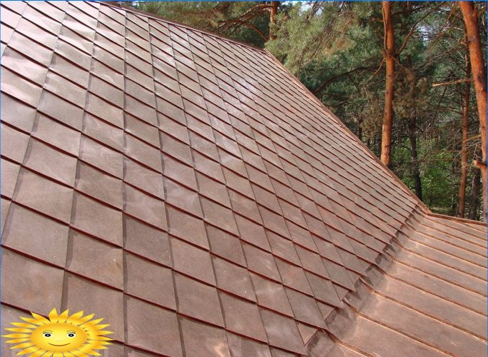 Metal çatı: dama tahtası veya ölçekli çatı