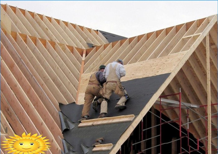 Metal çatı: dama tahtası veya ölçekli çatı