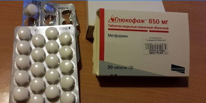 Glikofaj Paket başına 850 tablet