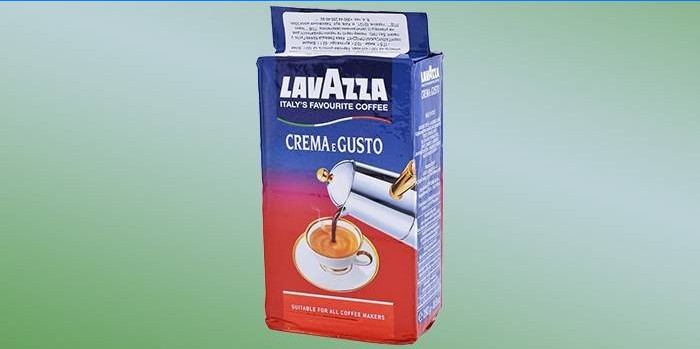 Çekilmiş kahve paketi LAVAZZA CREMA E GUSTO