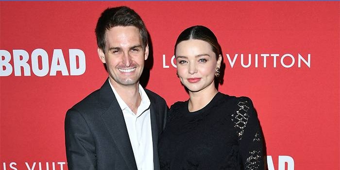 Evan Spiegel ve Miranda Kerr