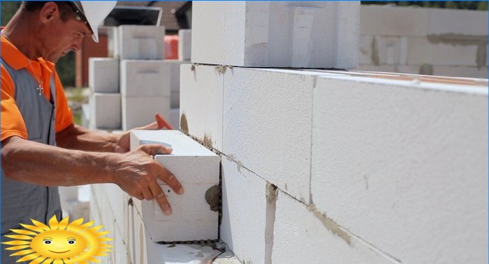 Gaz beton bloklar için tutkal nasıl seçilir