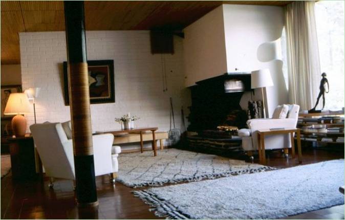 Alvar Aalto tarafından Villa Mairea'nın iç tasarımı