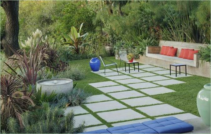 Bahçeniz için çarpıcı bahçe yolu tasarımı: Mozaikler
