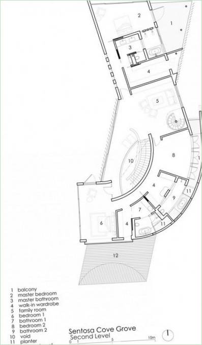 Aamer Architects'ten Cove Grove Sentosa konak planı
