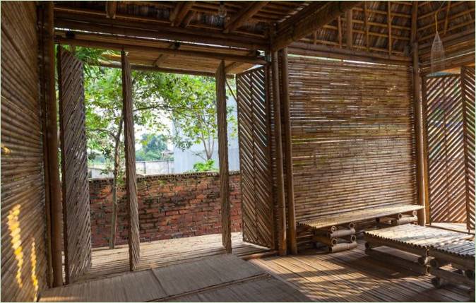 BB Bambudan ev iç tasarımı